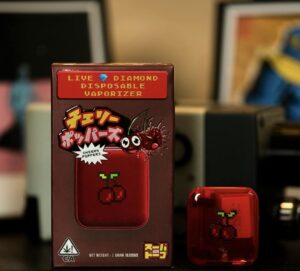 Buy Super Dope Cherry Popperz Live Diamond Disposable Vaporizer 1G Online
